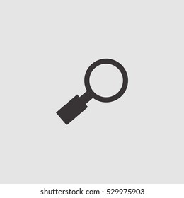 magnifier icon vector, can be used for web and mobile design