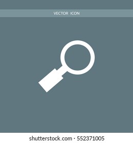 magnifier icon vector, can be used for web and mobile design.