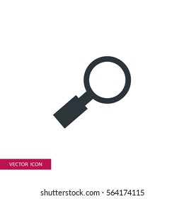 magnifier icon vector, can be used for web and mobile design.