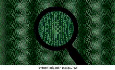 Magnifier icon vector design. Search tool vector