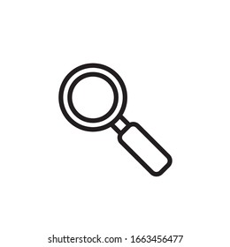 magnifier icon vector design template