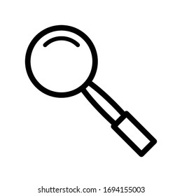 Magnifier icon vector design template