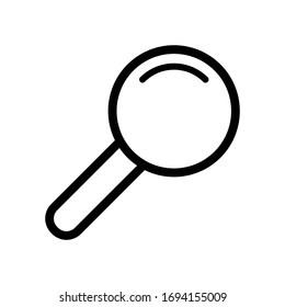 Magnifier icon vector design template