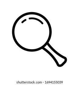 Magnifier icon vector design template
