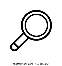 Magnifier icon vector design template