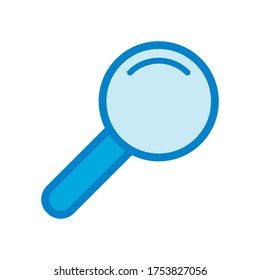 Magnifier icon vector design template