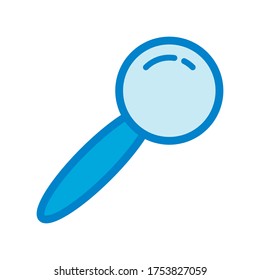 Magnifier icon vector design template