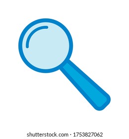 Magnifier icon vector design template