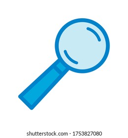 Plantilla de diseño vectorial de icono de ampliación
