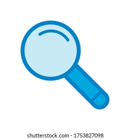 Magnifier icon vector design template