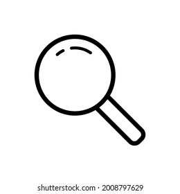 Magnifier icon vector design template illustration