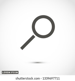 magnifier icon vector eps 10