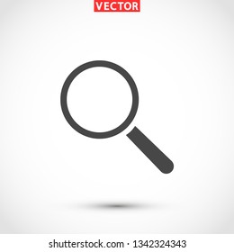magnifier icon vector eps 10