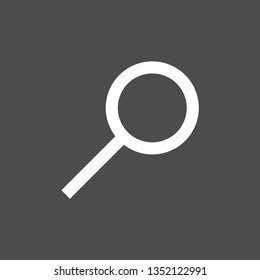 magnifier icon vector eps 10