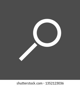 magnifier icon vector eps 10