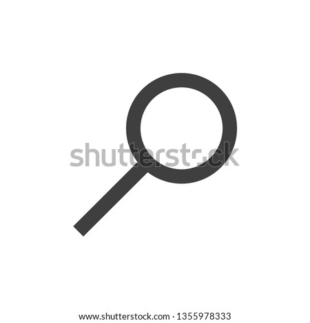 magnifier icon vector eps 10