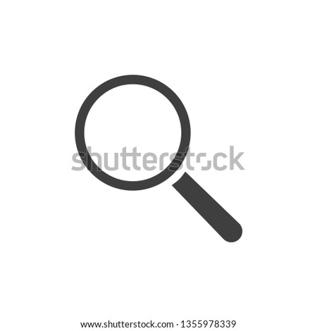 magnifier icon vector eps 10