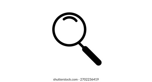 Lupensymbol, Vektorflachdesign