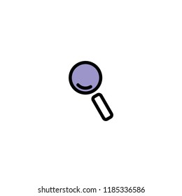 magnifier icon vector illustration