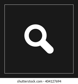 magnifier icon. magnifier vector illustration