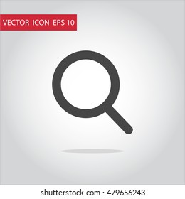 Magnifier icon vector illustration
