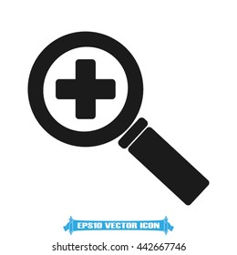 magnifier icon vector illustration EPS 10