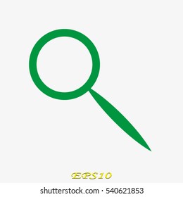 magnifier icon vector illustration EPS 10
