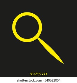 magnifier icon vector illustration EPS 10