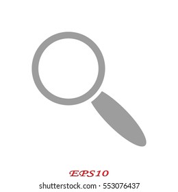 magnifier icon vector illustration eps10