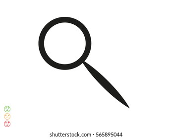 magnifier icon vector illustration eps10