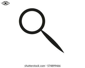magnifier icon vector illustration eps10