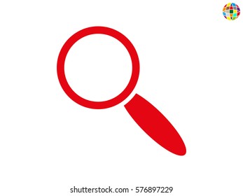 magnifier icon vector illustration eps10