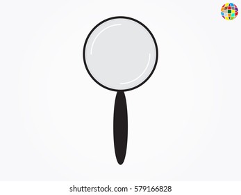 magnifier icon vector illustration eps10