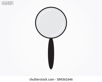 magnifier icon vector illustration eps10