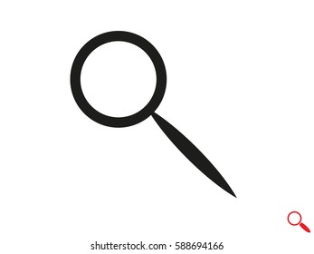 magnifier icon vector illustration eps10