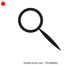 magnifier icon vector illustration eps10