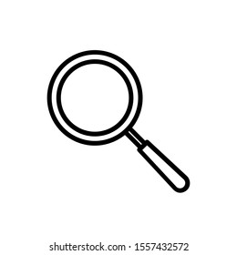 Magnifier icon, vector illustration. Flat design style. vector magnifier icon illustration isolated on White background, magnifier icon Eps10. magnifier icons graphic design vector symbols.