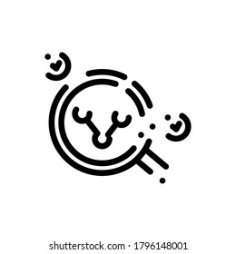 magnifier icon  vector illustration isolated on white background