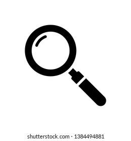 Magnifier Icon Vector Illustration Logo Template