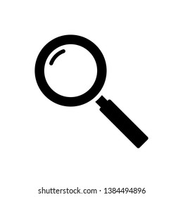 Magnifier Icon Vector Illustration Logo Template