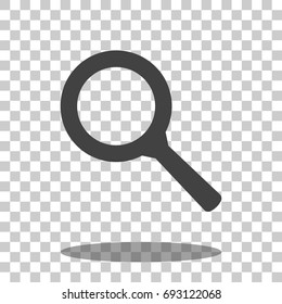 magnifier icon vector isolated