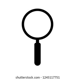 magnifier icon vector on white background