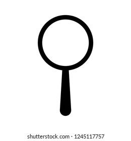 magnifier icon vector on white background