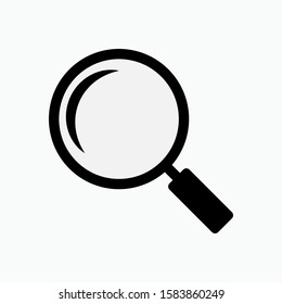 Magnifier Icon - Vector, Search Sign, Symbol to Find. Applied for Design, Presentation, Website or Apps Elements.
