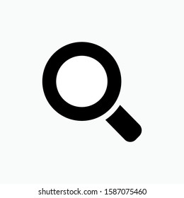 Magnifier Icon - Vector, Search Sign, Symbol to Find. Applied for Design, Presentation, Website or Apps Elements.
