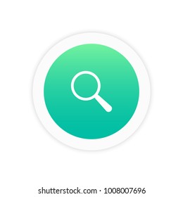 Magnifier icon vector sign symbol