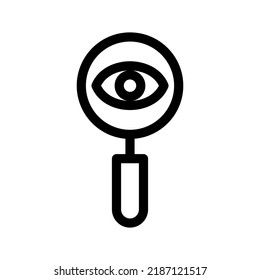 Magnifier Icon Vector Symbol Design Illustration