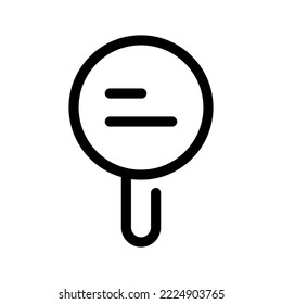 Ilustración de diseño del símbolo del vector de iconos de ampliación
