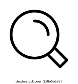 Magnifier Icon Vector Symbol Design Illustration
