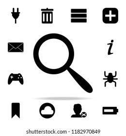 magnifier icon. web icons universal set for web and mobile